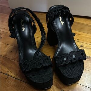 Larroude Black Women's Shoes